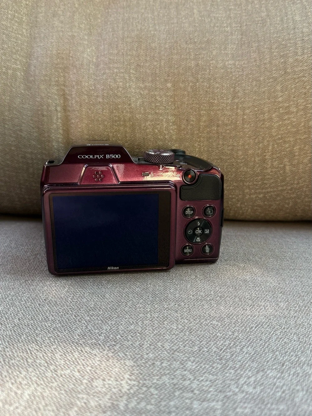 Nikon Purple Compact Digital Camera with Black Accents